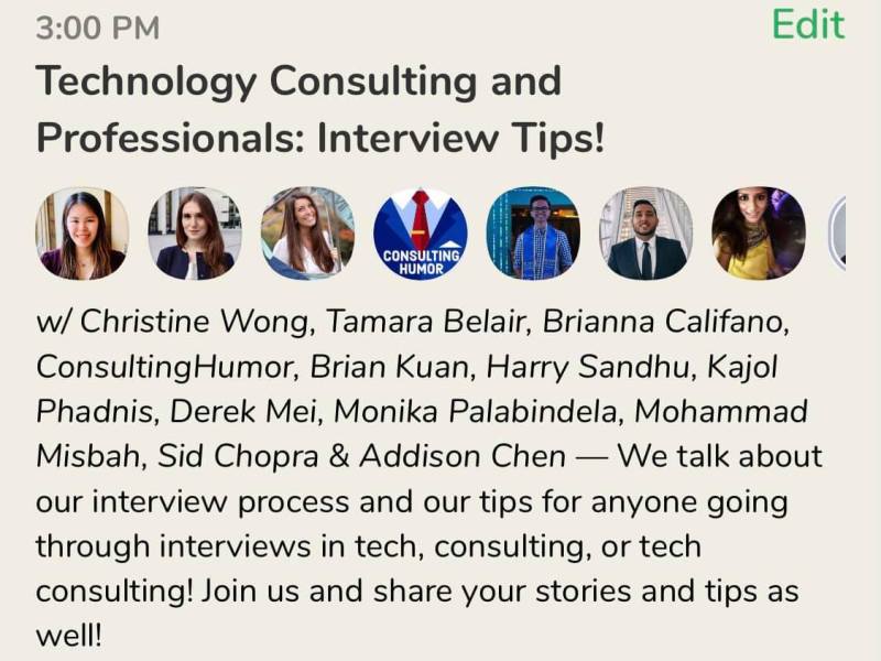 Technology Consulting and Professionals: Interview Tips!